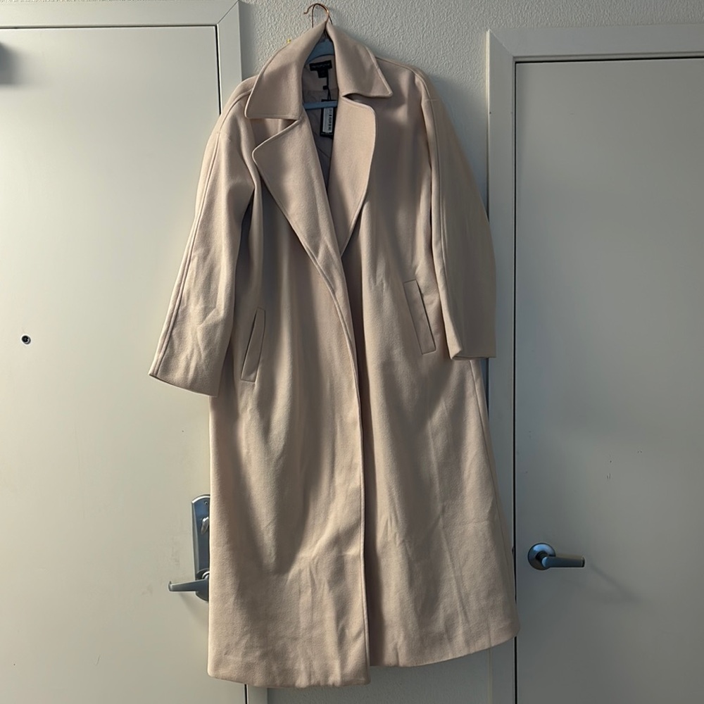 Elegant Cream Women's Coat
